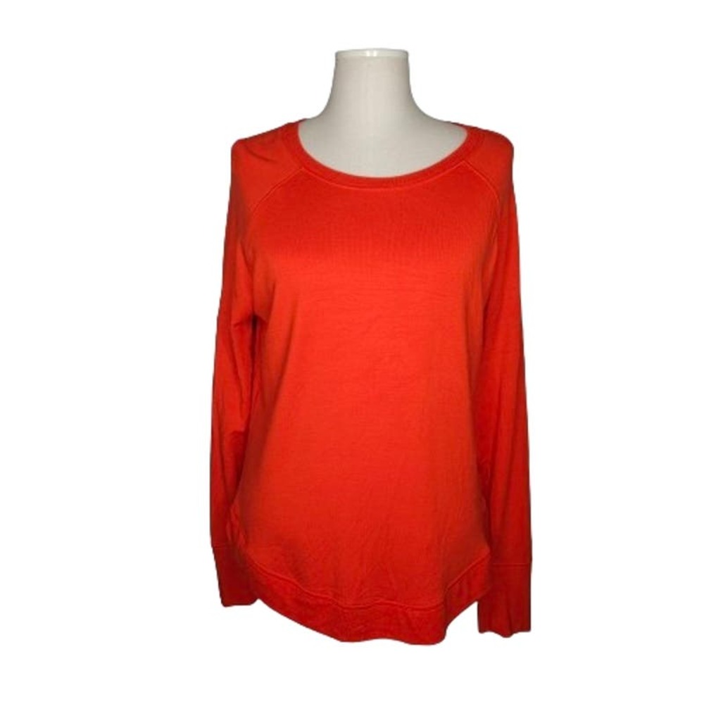 Athleta Mindset Sweatshirt in Orange Haze
